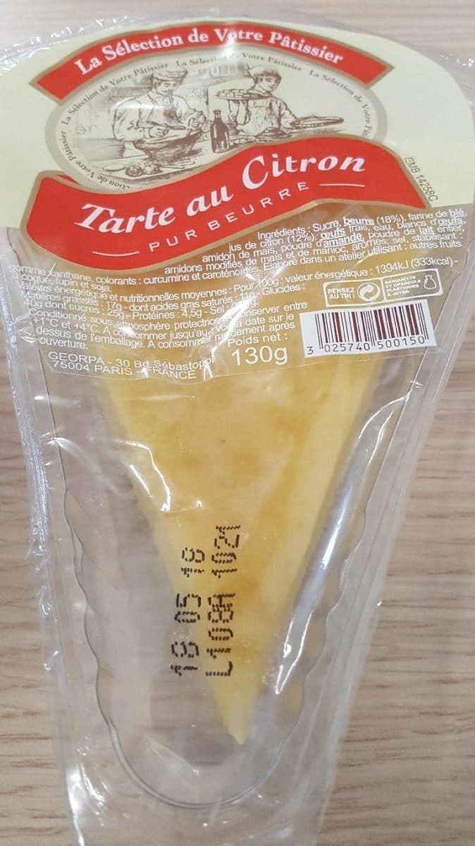 Georpa Tarte au Citron Pur Beurre packshot