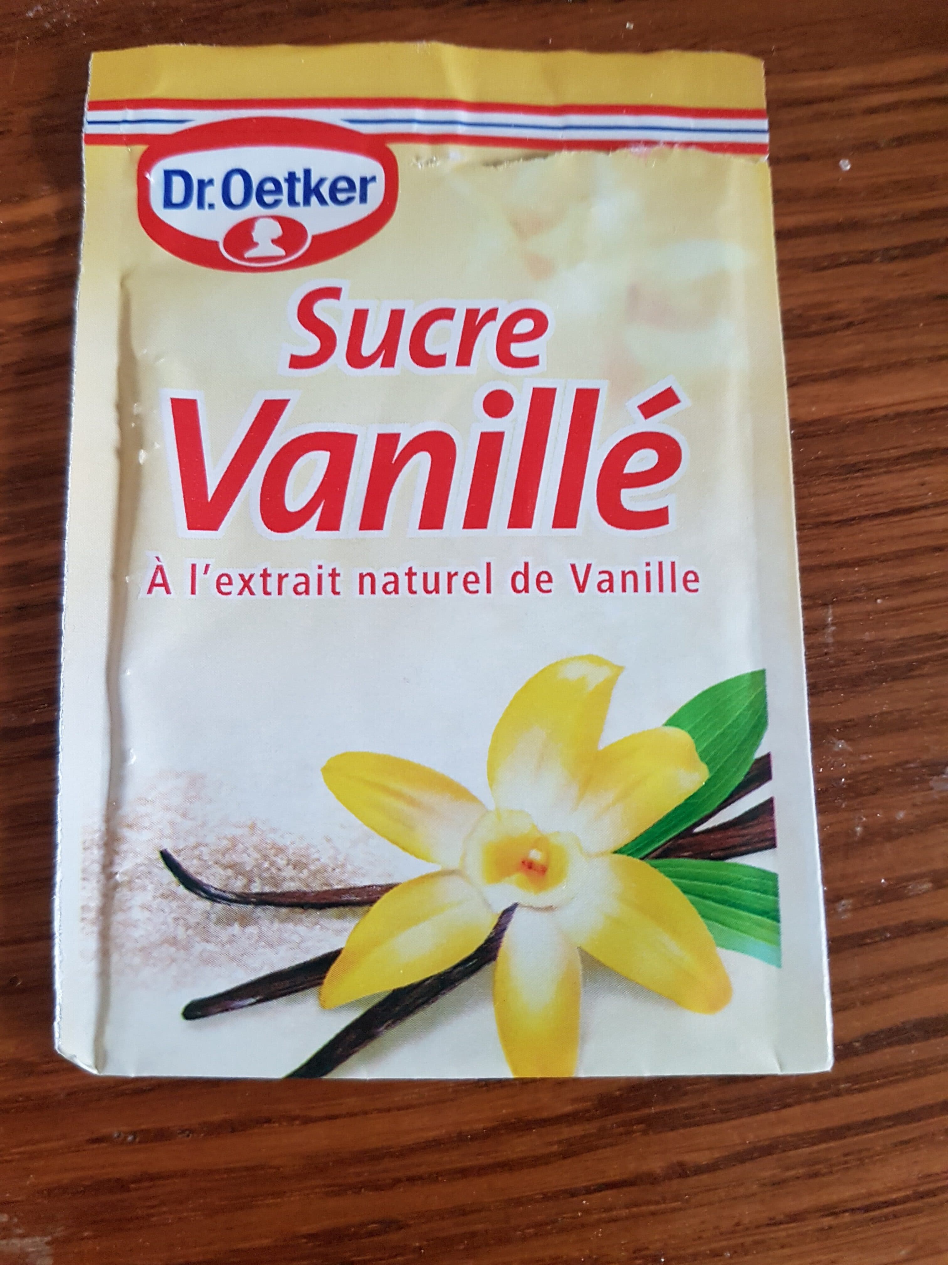 Dr. Oetker sucre vanillé packshot
