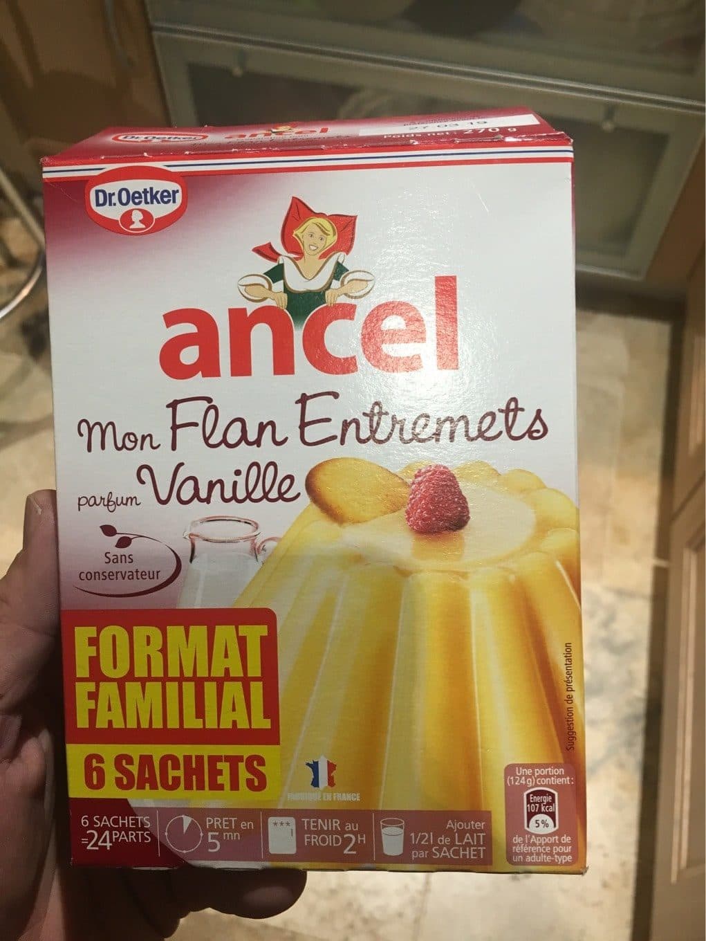 Dr. Oetker Mon Flan Entremets parfum Vanille x32 capsules packshot