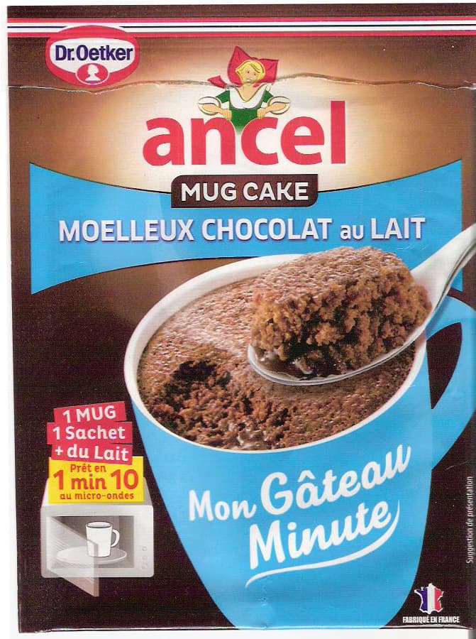 Dr. Oetker Mug Cake Moelleux au chocolat au lait packshot