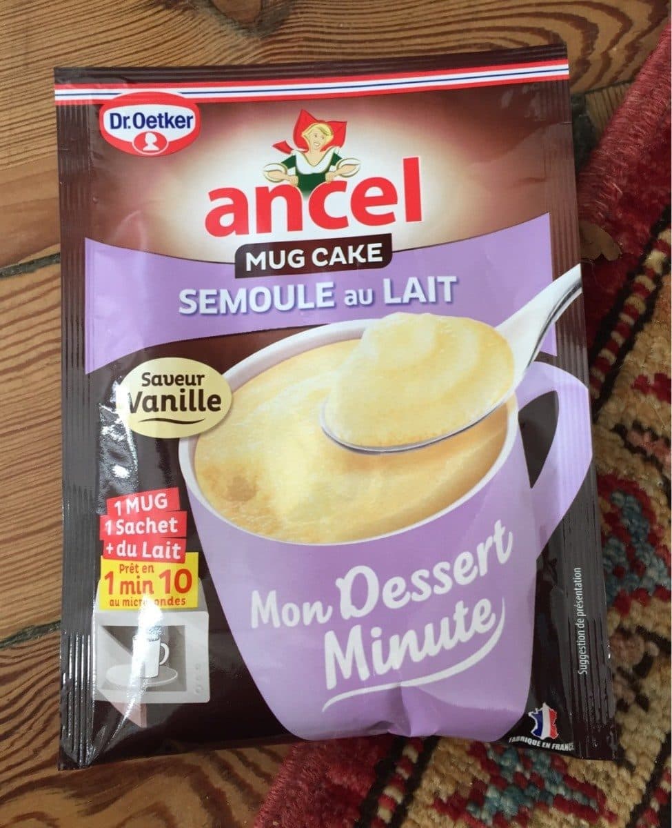 Dr. Oetker Ancel Préparation Mug Minute packshot