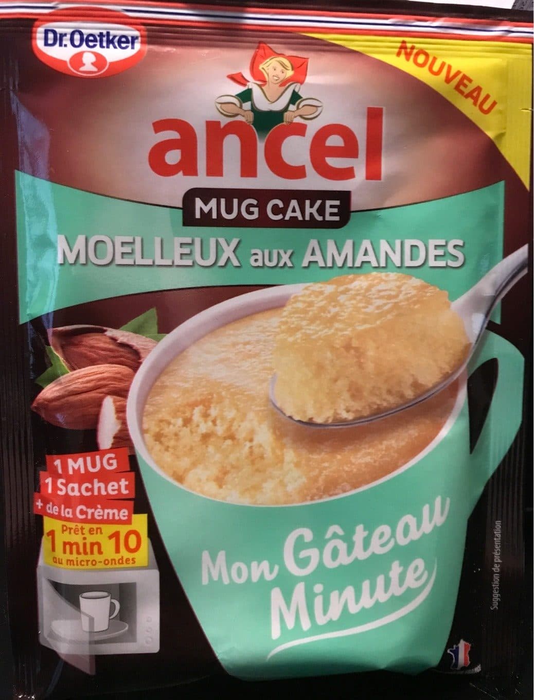 Dr. Oetker Mug cake moelleux aux amandes packshot