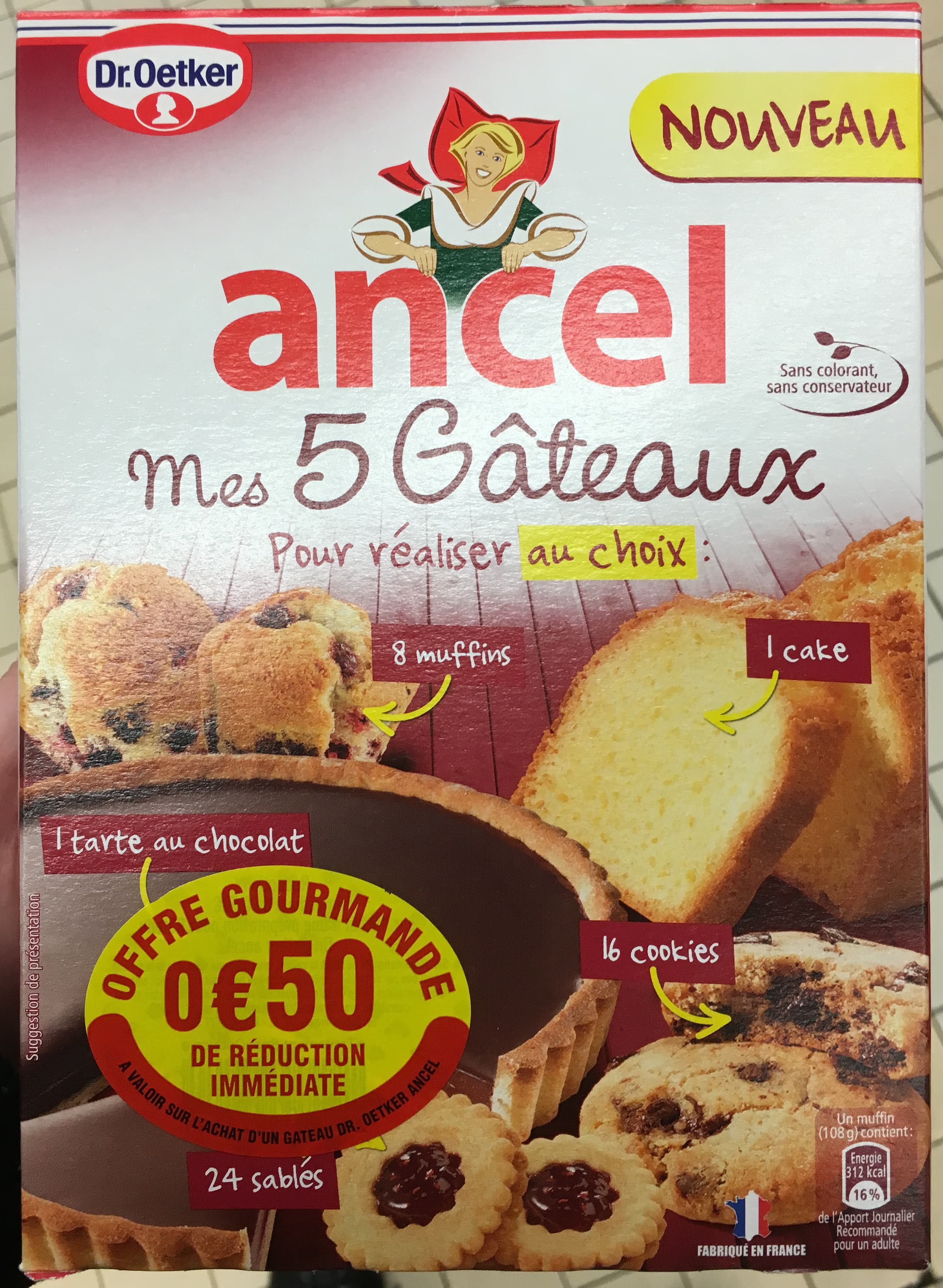 Dr. Oetker Mes 5 Gâteaux packshot