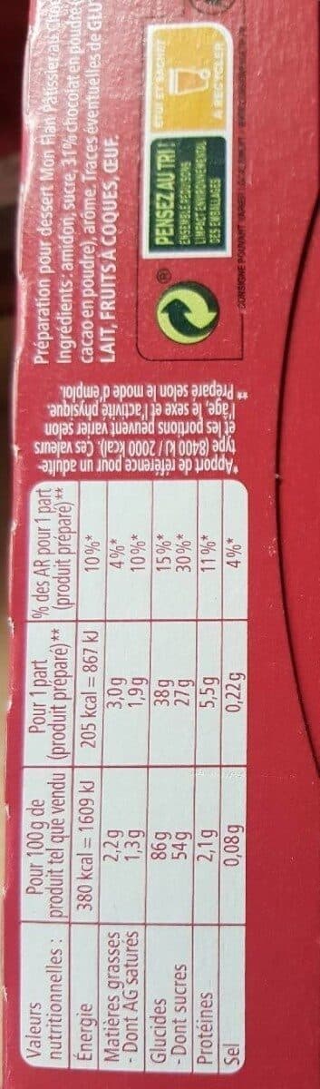 Ancel Mon flan pâtissier au chocolat packshot