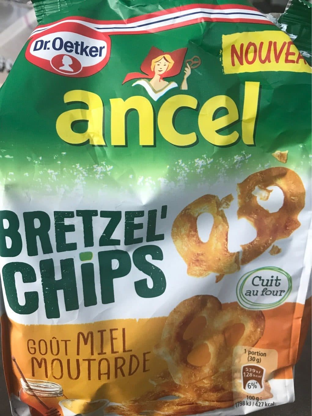 Dr. Oetker Bretzel'chips packshot