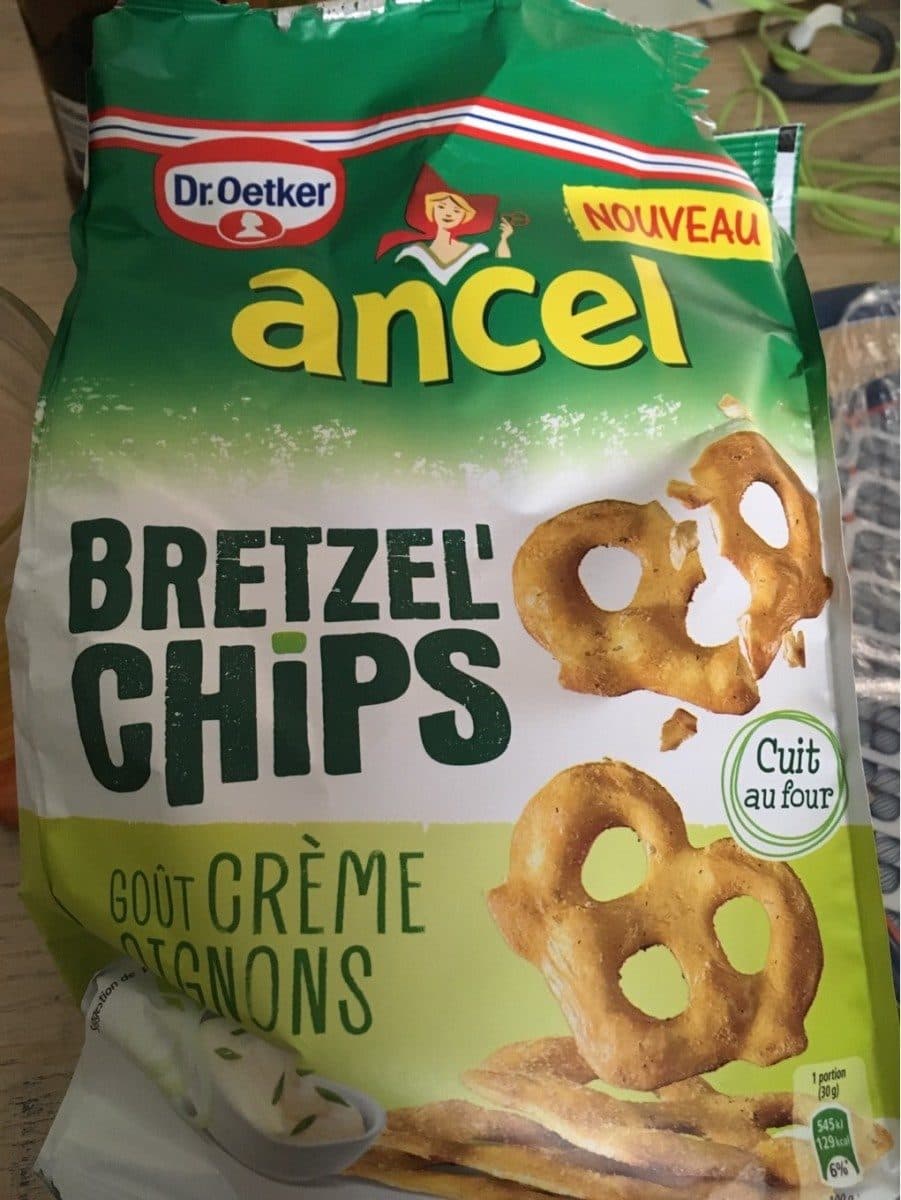 Dr. Oetker Bretzel chips packshot