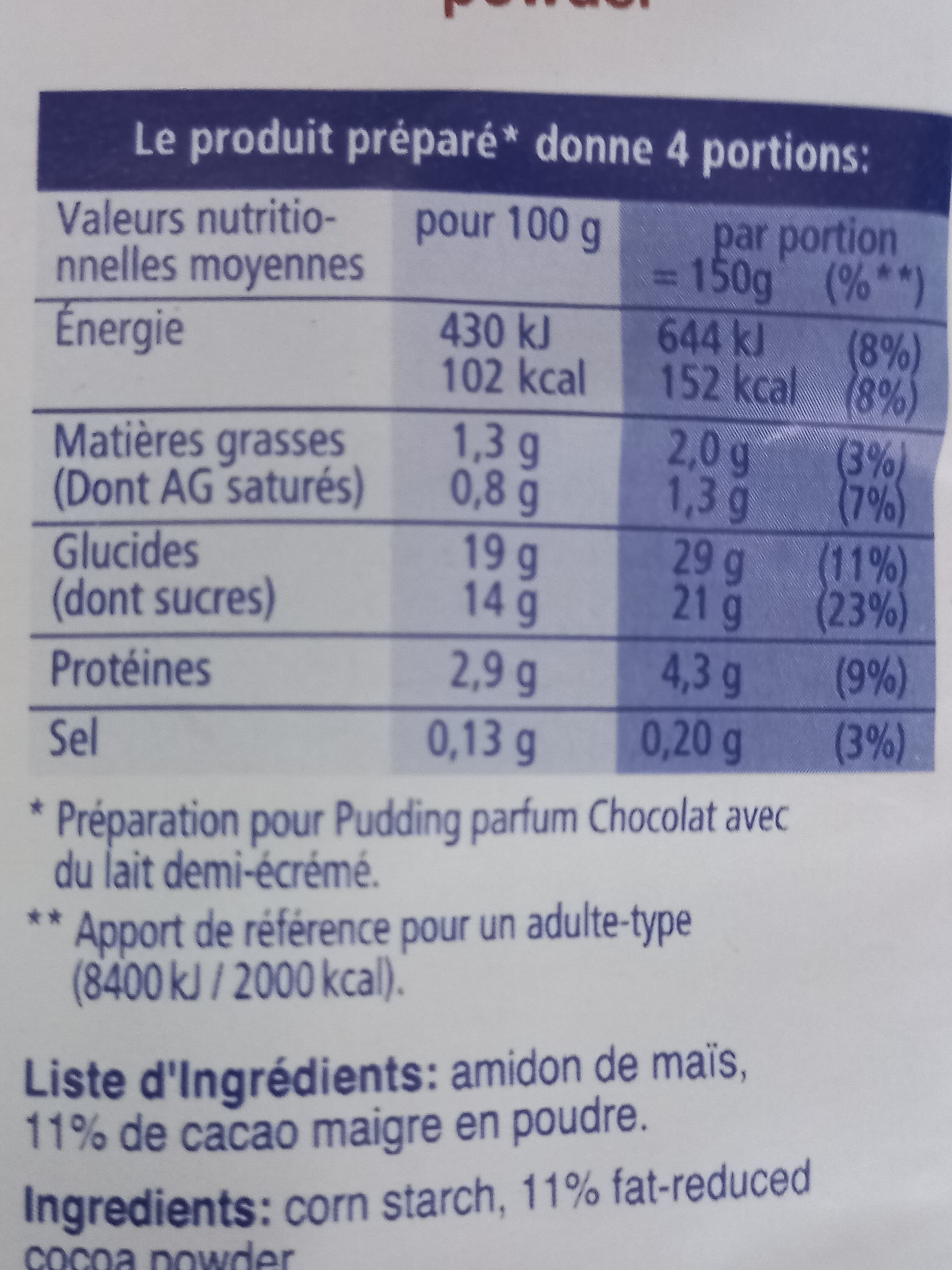 Dr. Oetker Pudding powder packshot