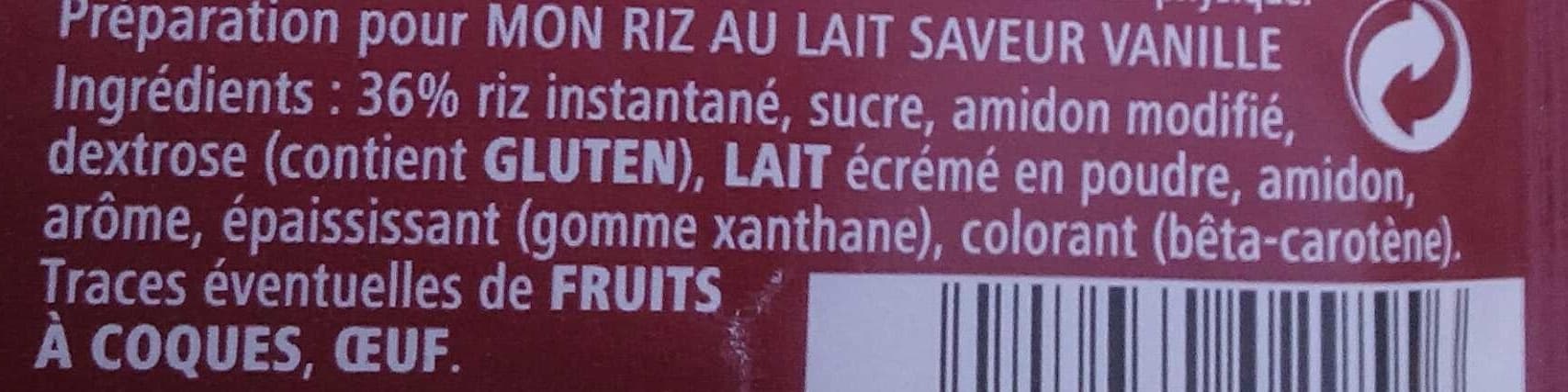 Dr. Oetker Riz au lait parfum vanille packshot