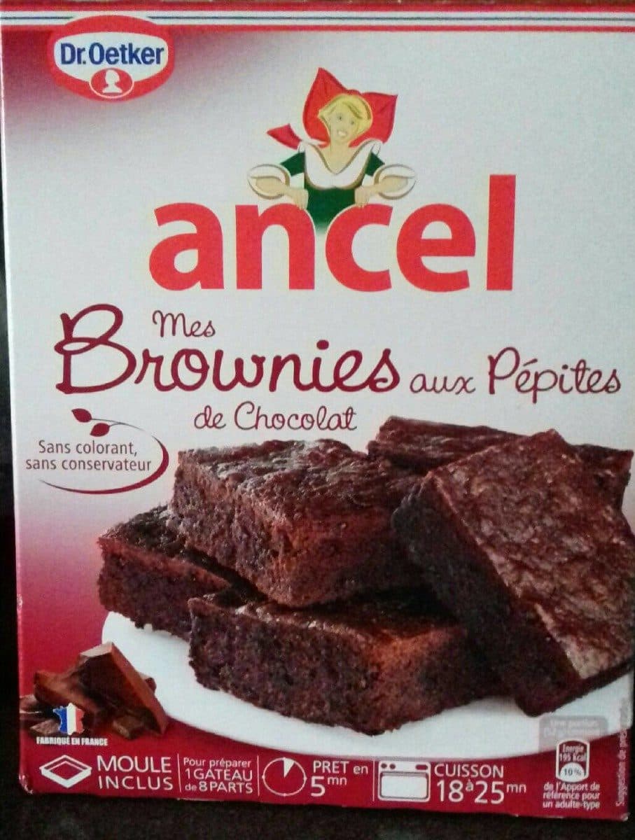 Dr. Oetker Mes brownies aux pépites de chocolat packshot