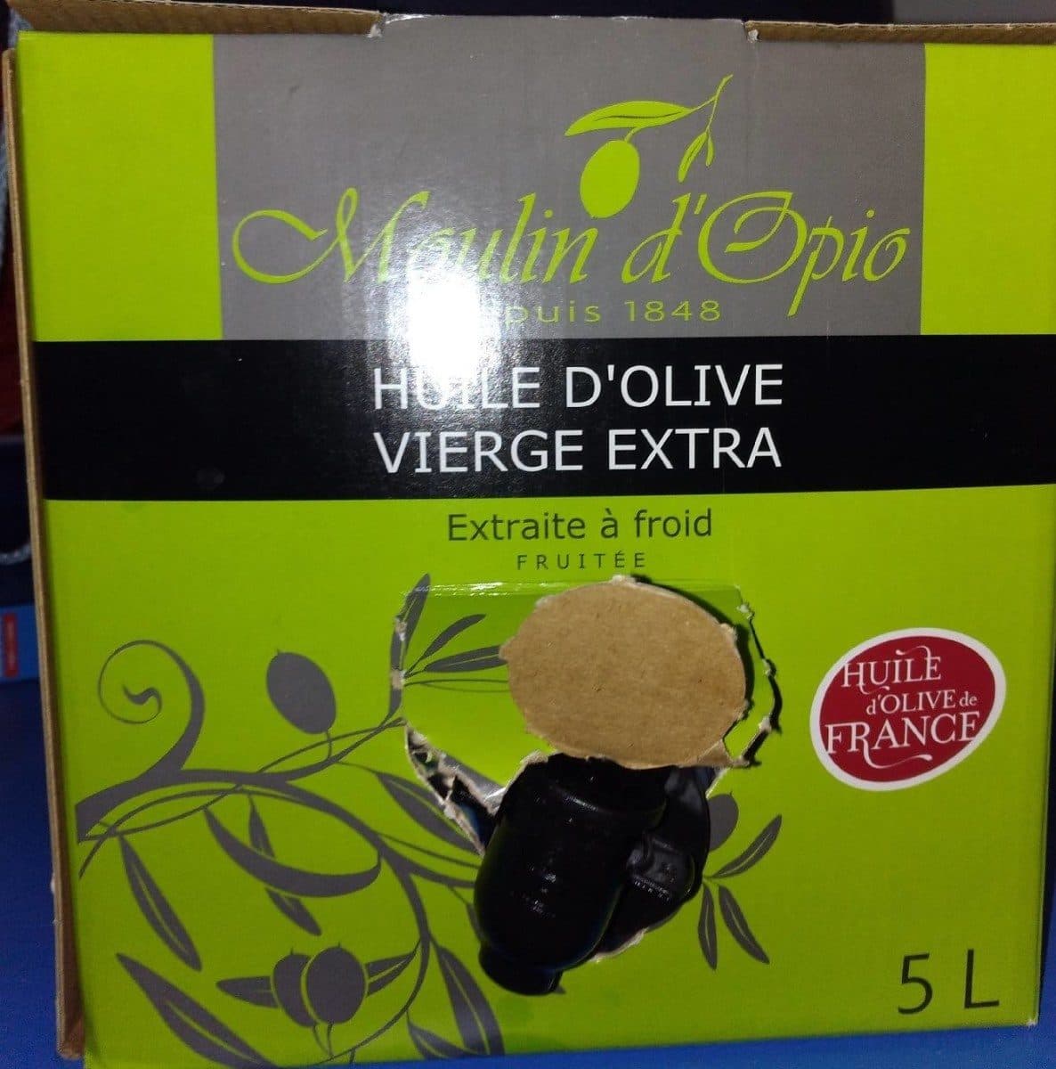 Open Food Facts Huile d'olive vierge extra fruitée packshot