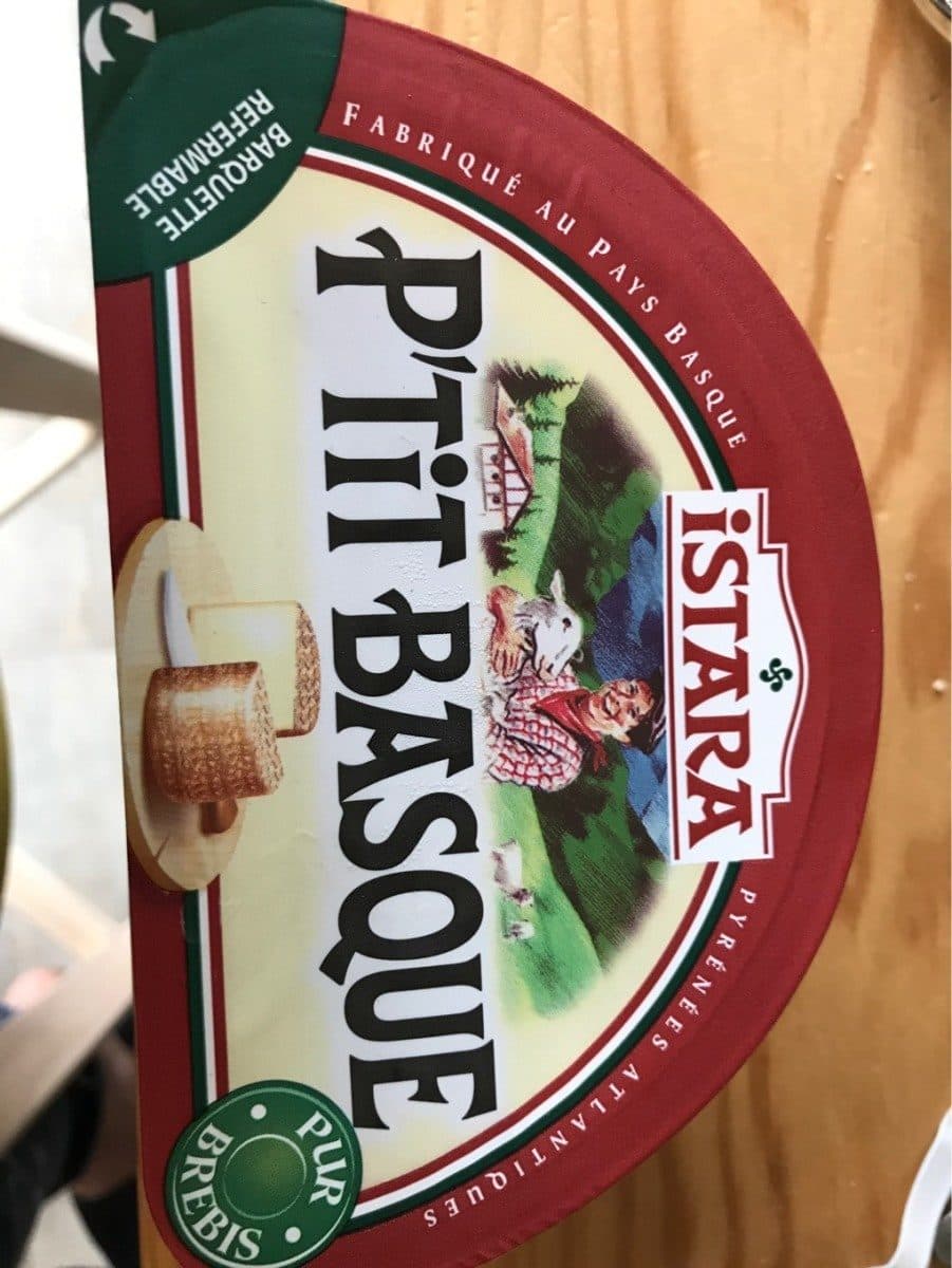Open Food Facts Fromage de brebis p'tit basque packshot