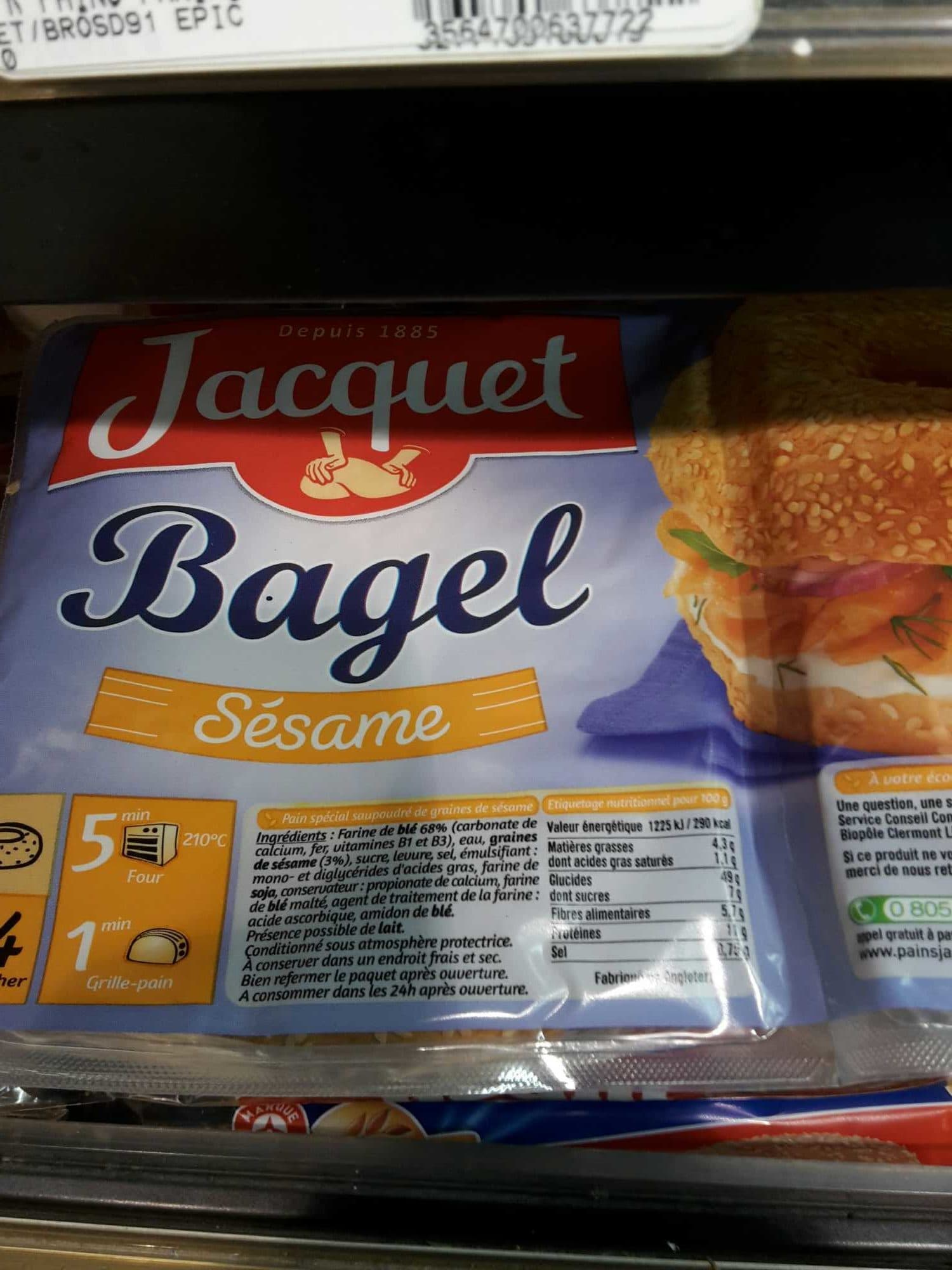 Jacquet Bagel Sésame packshot
