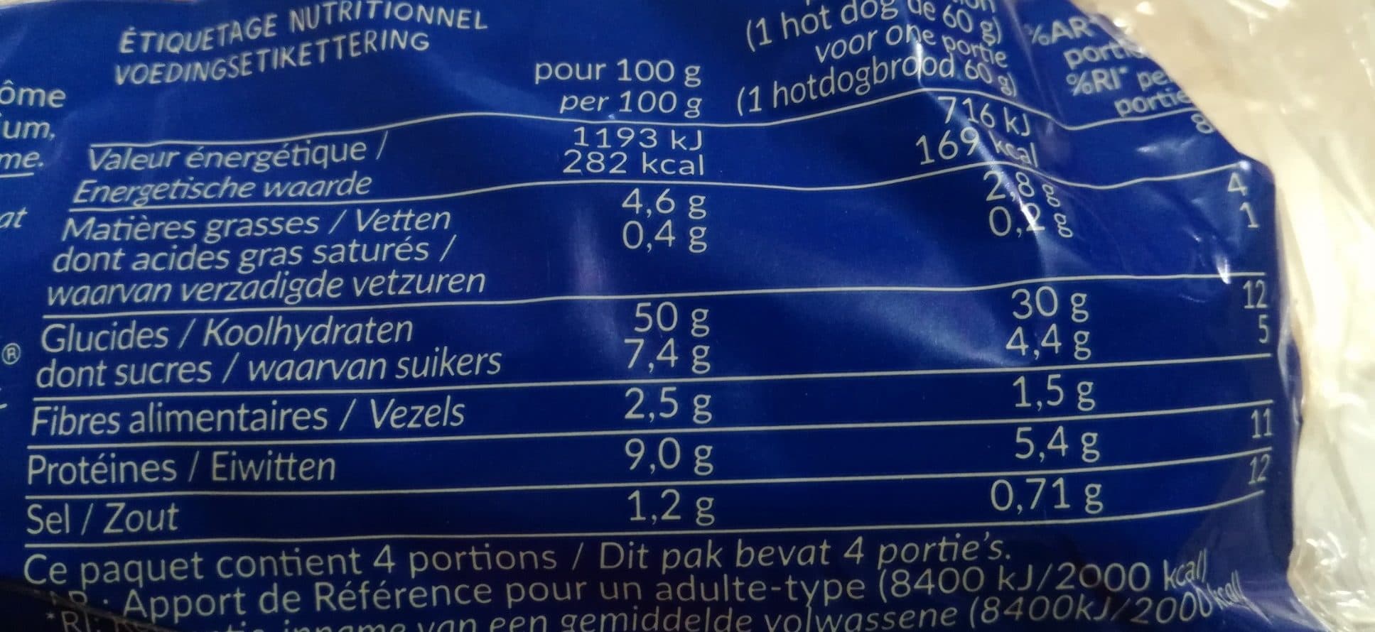 Jacquet HOT DOG x4 packshot