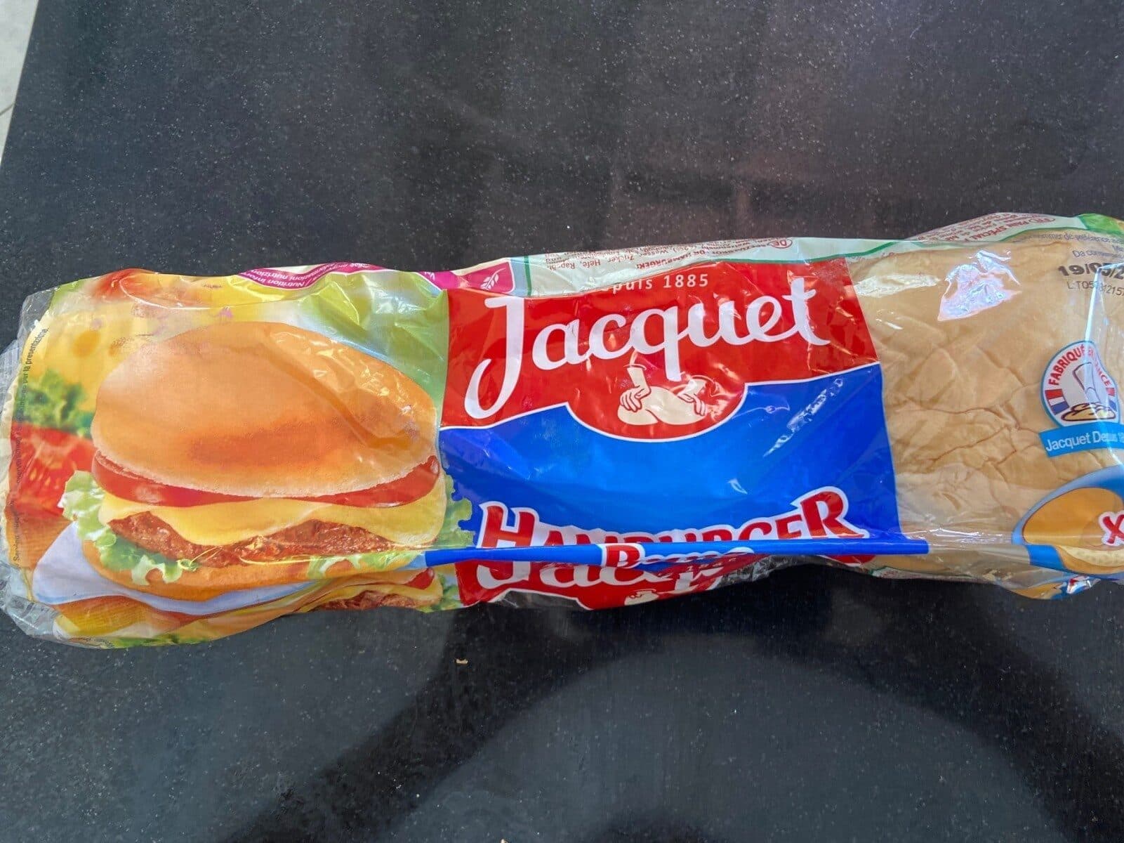 Jacquet hamburger bun packshot