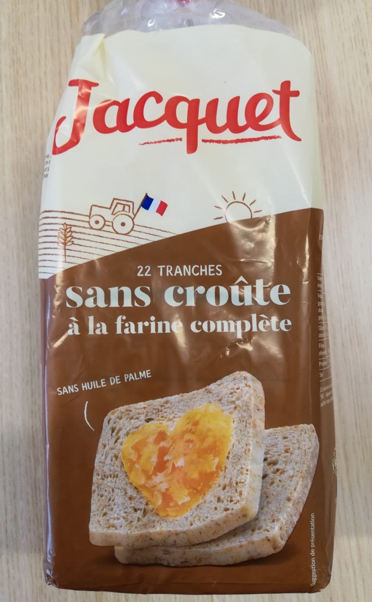 Jacquet Carrément mie à la farine complète packshot