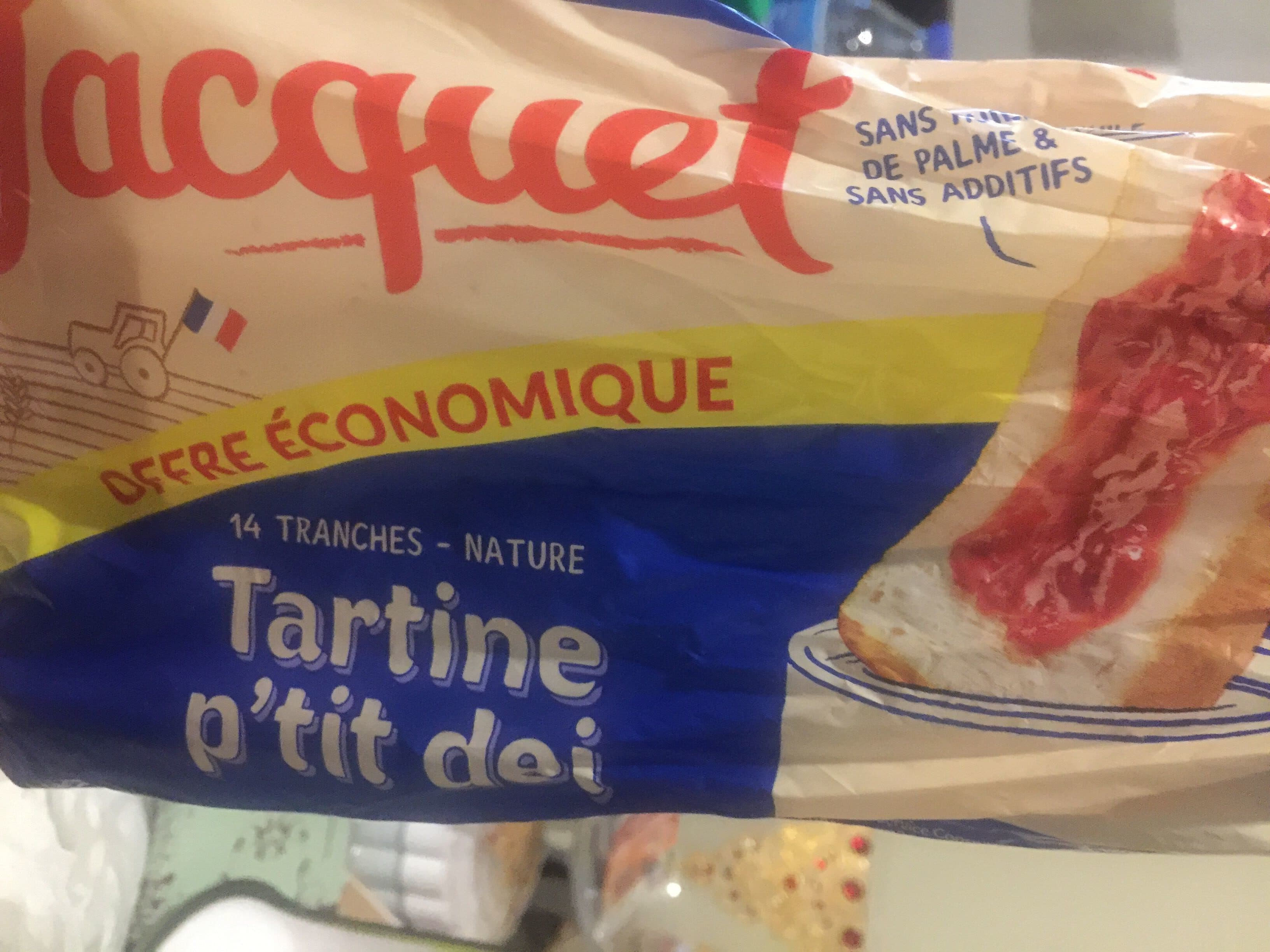 Jacquet Tartine p'tit dej Nature packshot
