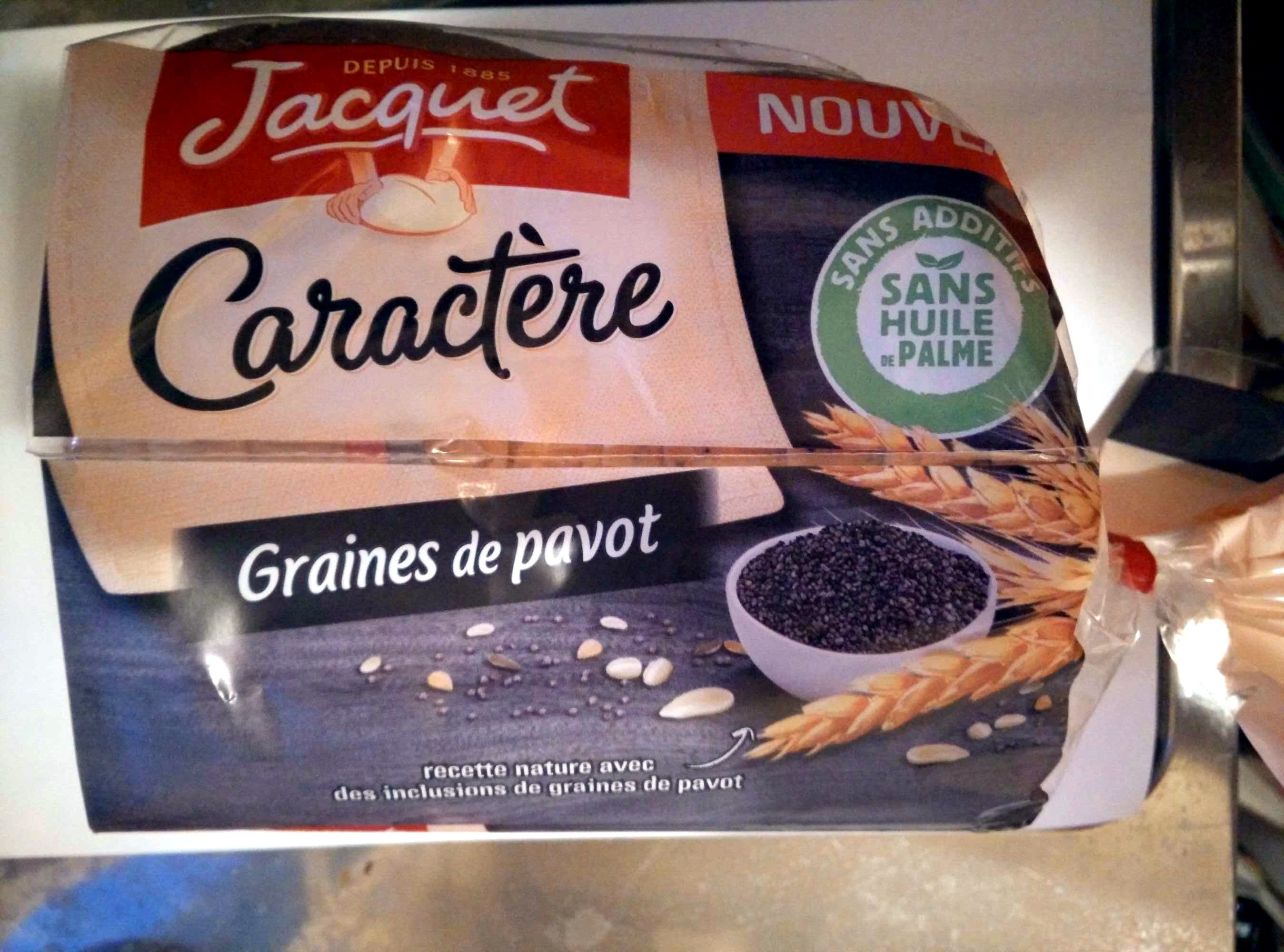 Jacquet Pain Caractère Graines de Pavot packshot