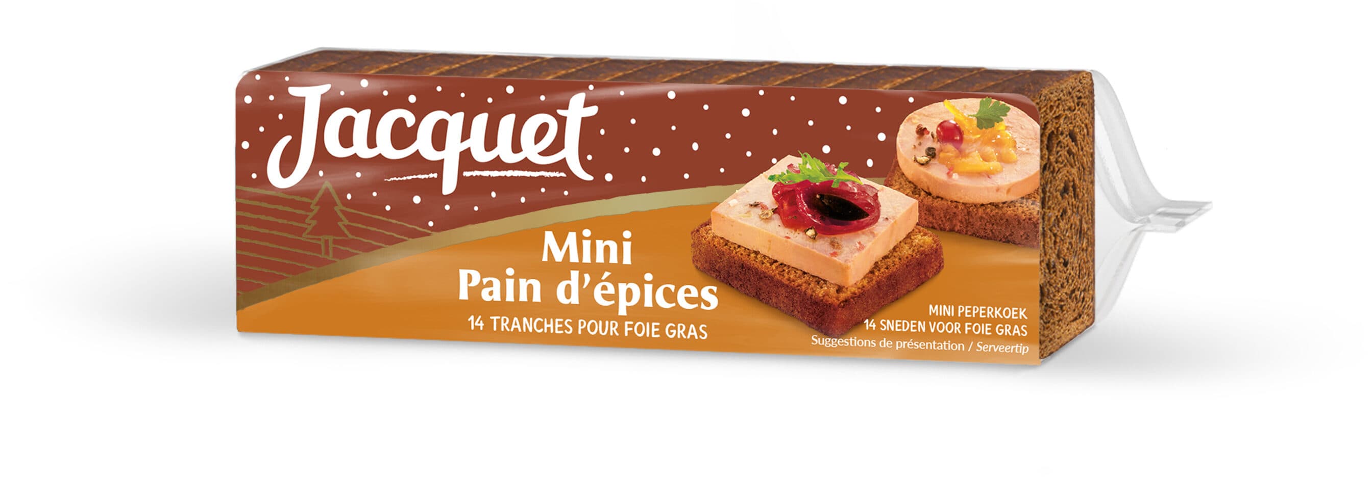 Jacquet Mini pain d'epices 140g packshot