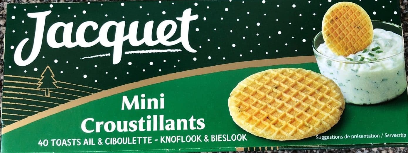 Jacquet Mini Croustillants Toasts ail & ciboulette packshot