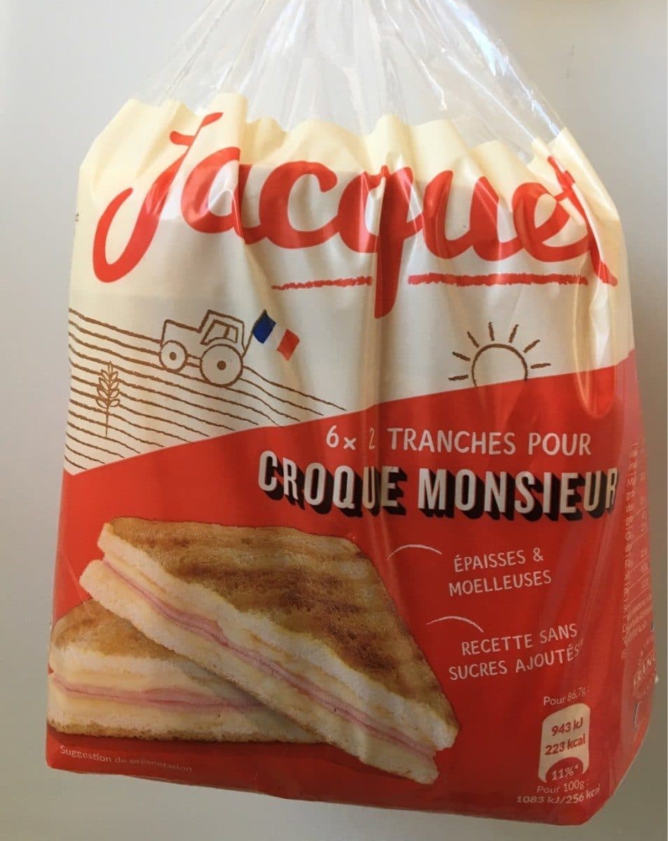 Jacquet Tranches pour croque monsieur packshot