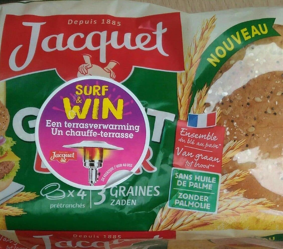 Jacquet Géant pain burger packshot
