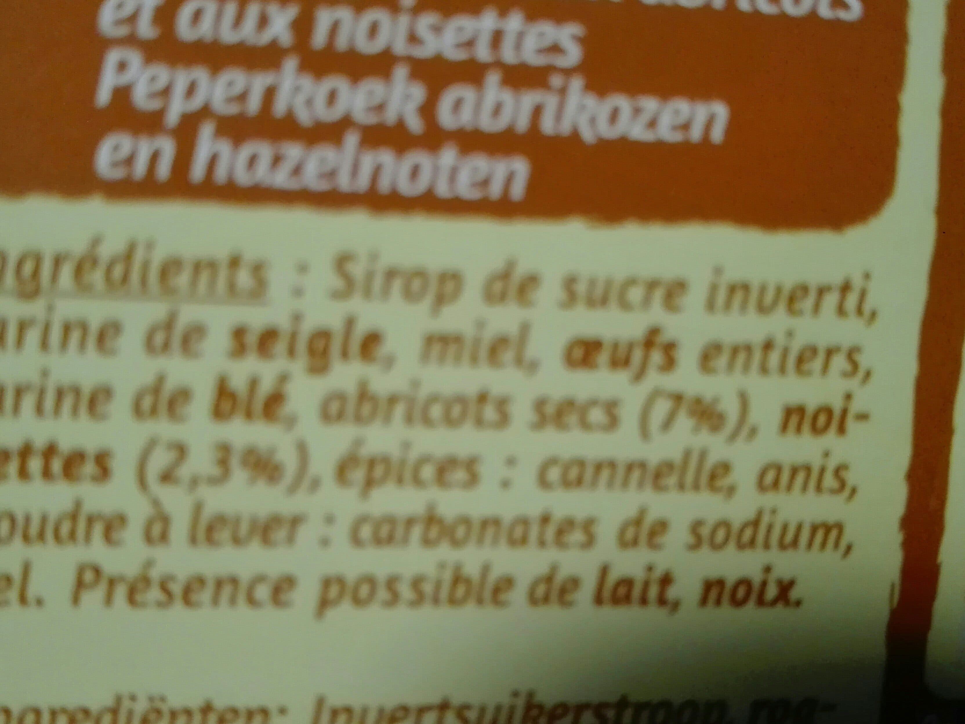 Jacquet Mini pain d'epices abricot noisettes 140g packshot