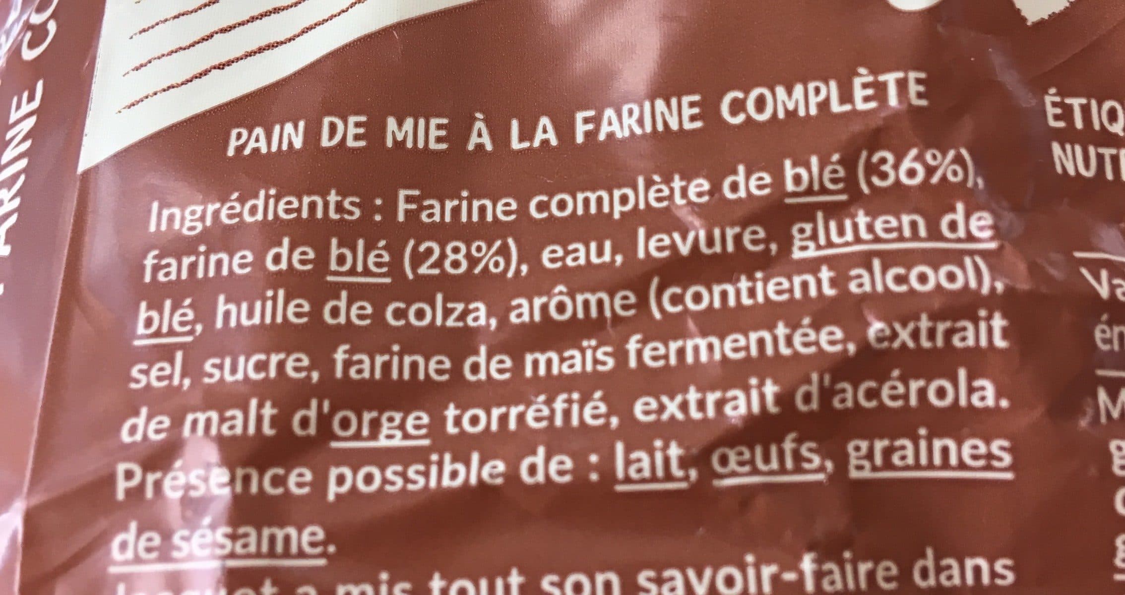 Jacquet Pavé pain complet packshot