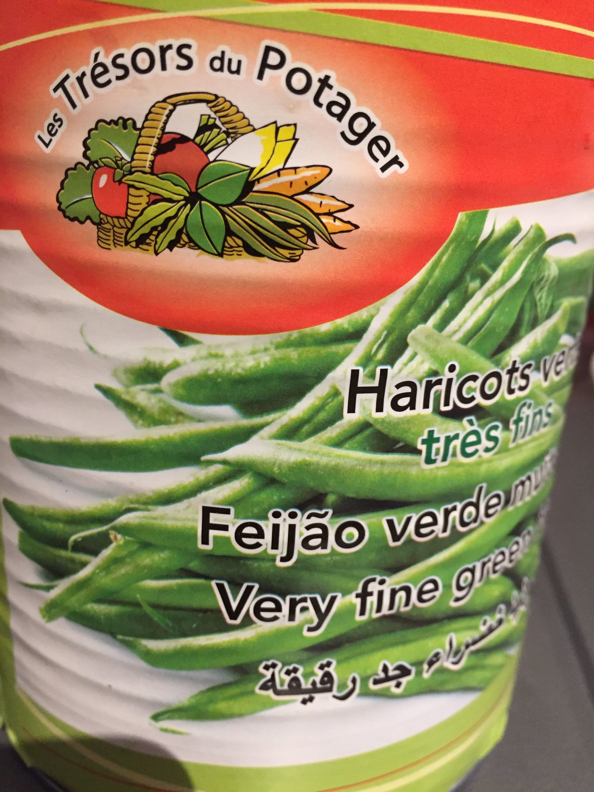 Les trésors du potager Haricots vert très fin packshot