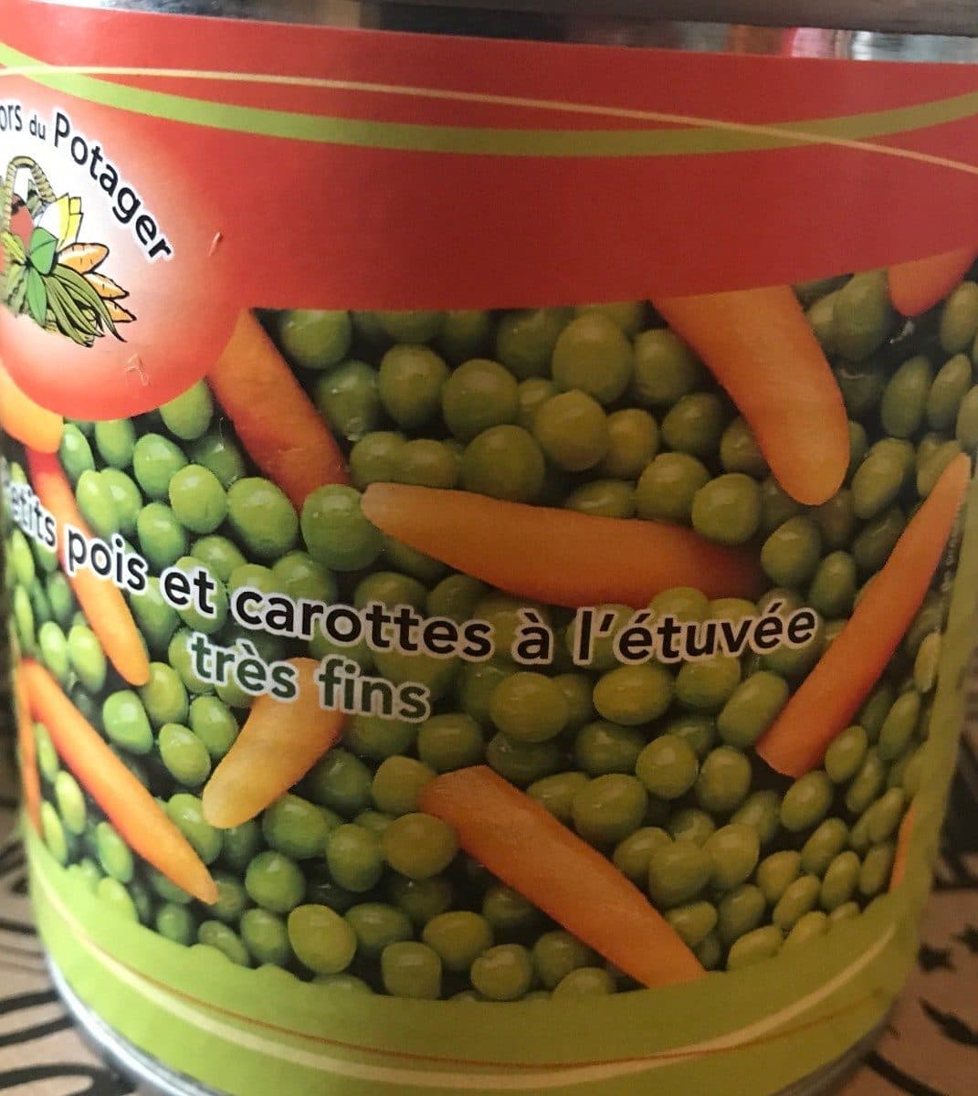Open Food Facts Petits pois et carottes à l'étuvée très fins packshot