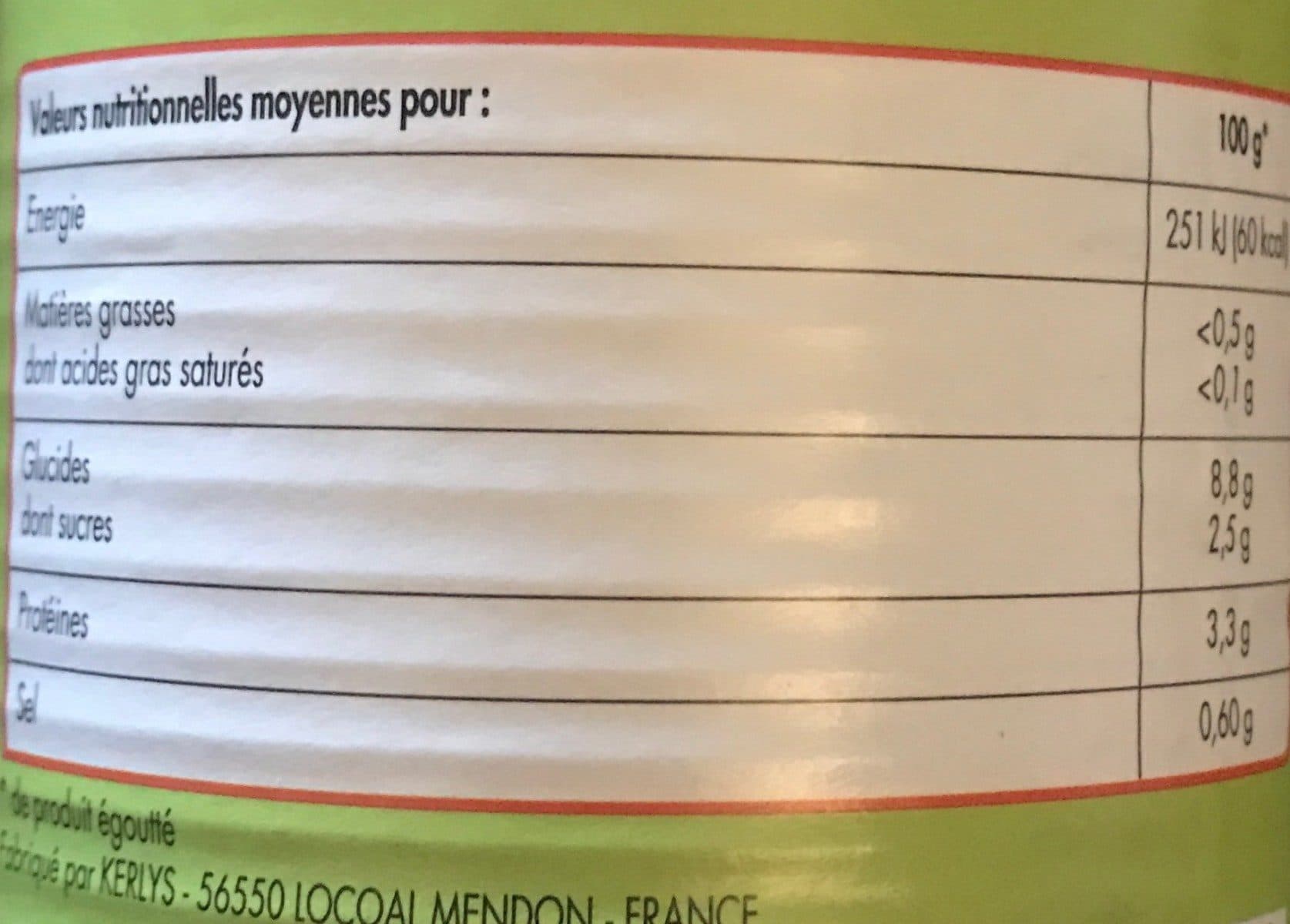 Open Food Facts Petits pois et carottes à l'étuvée très fins packshot