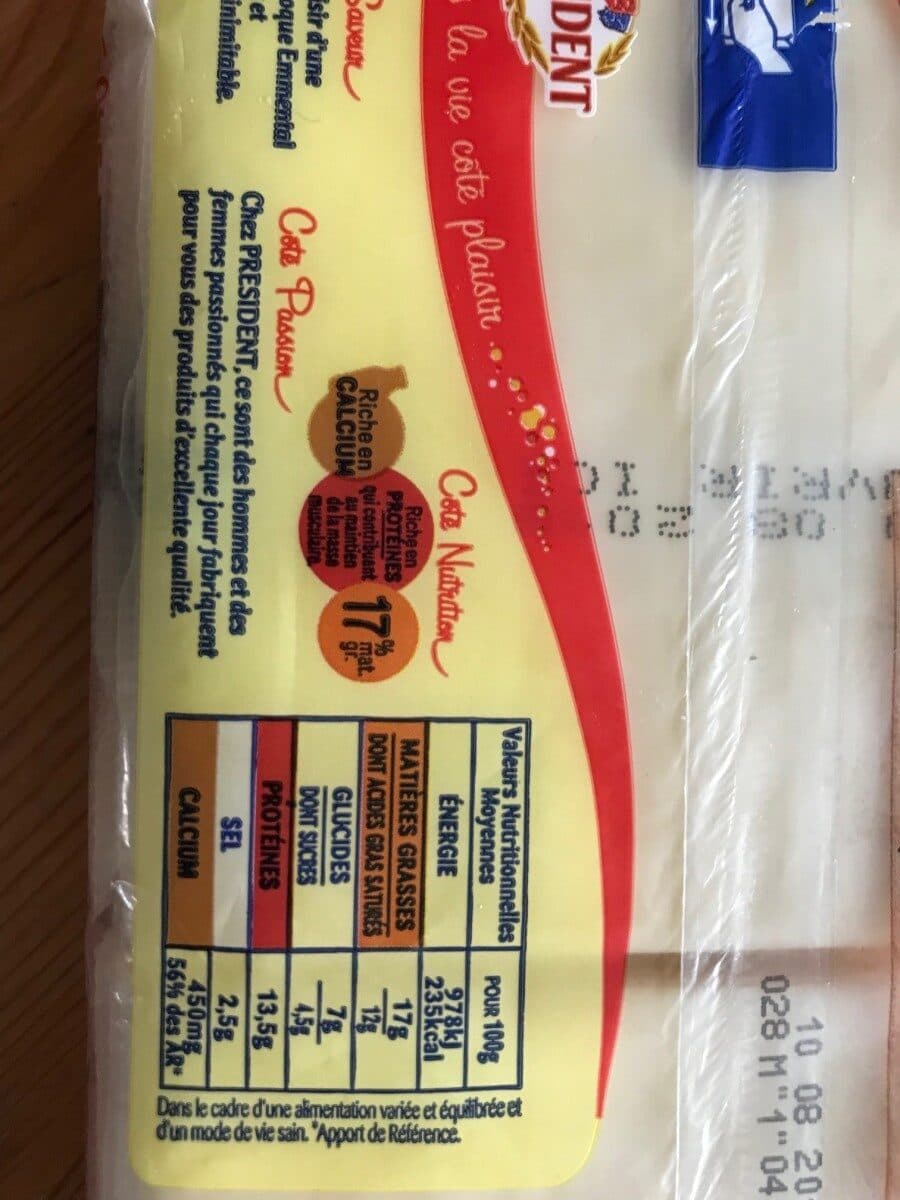 President Croque Emmental packshot