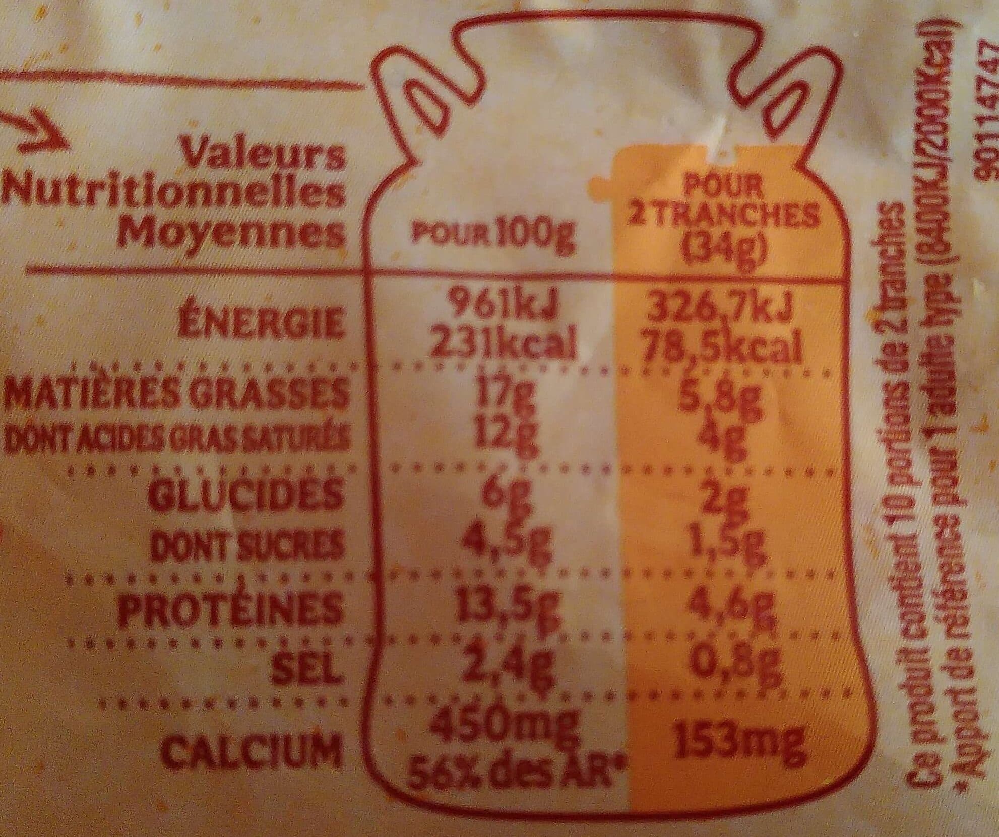 Président Tranches Burger' Cheddar & Emmental Président 20 Tranches packshot