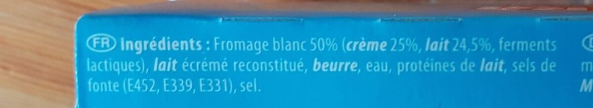 Open Food Facts Queso Blanco Fundido Bonjura packshot