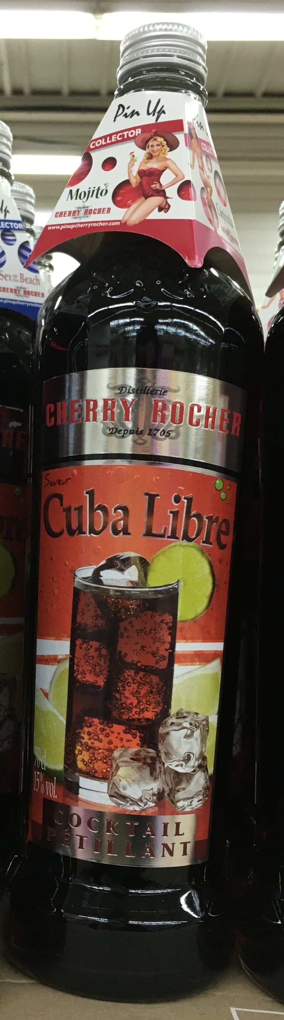 Cherry Rocher Cocktail pétillant saveur Cuba Libre packshot