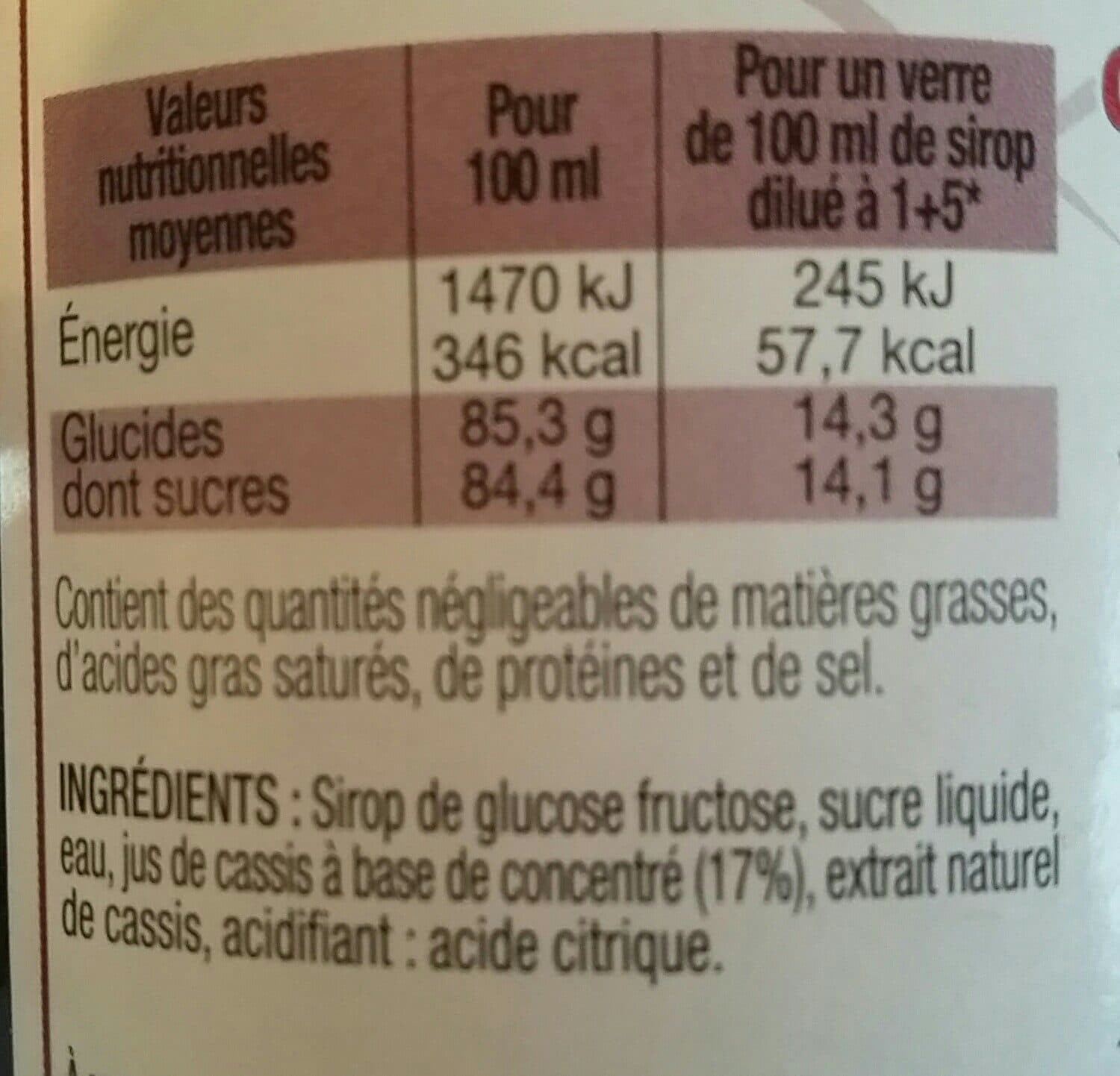 Cherry Rocher Sirop de cassis packshot