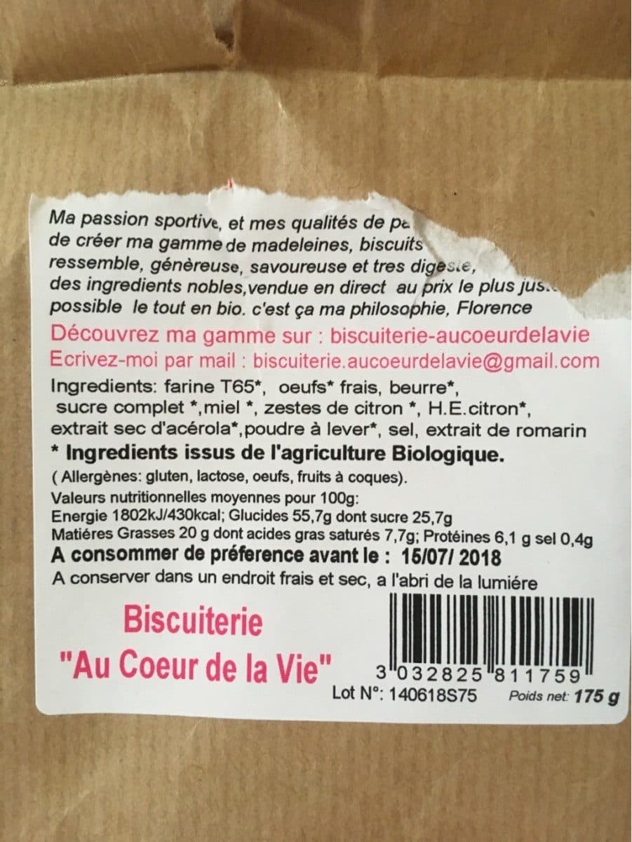 Open Food Facts La spontanée packshot