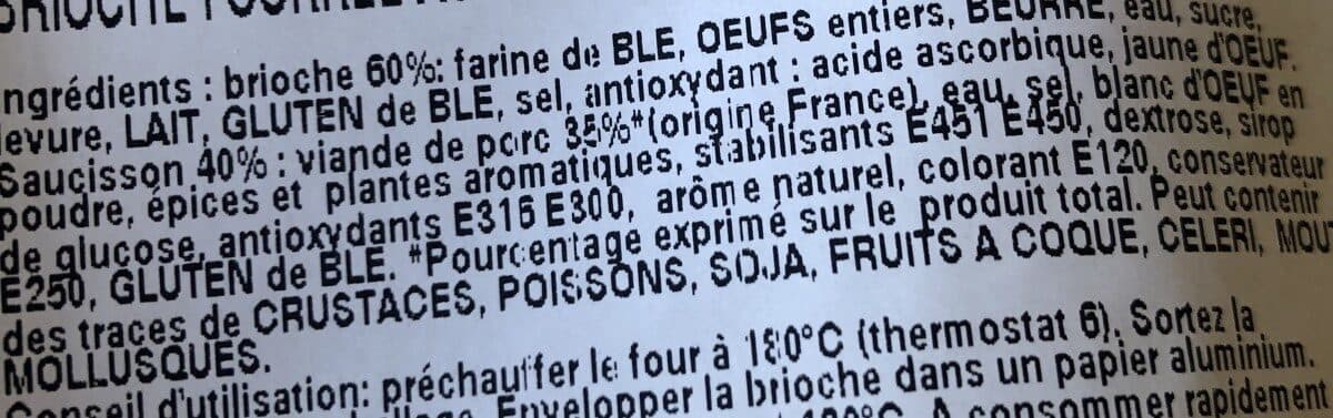 Open Food Facts Brioche Lyonnaise Fourrée Au Saucisson packshot