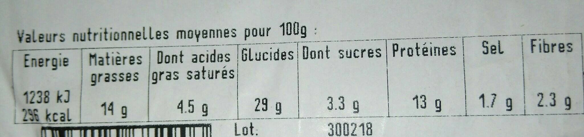 SNRDL Brioche fourrée au saucisson packshot