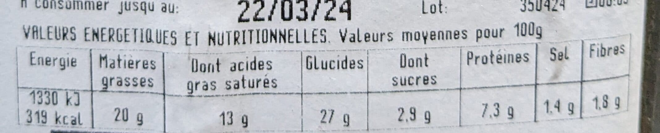 Maison Bolard Feuilleté jambon-champignons packshot