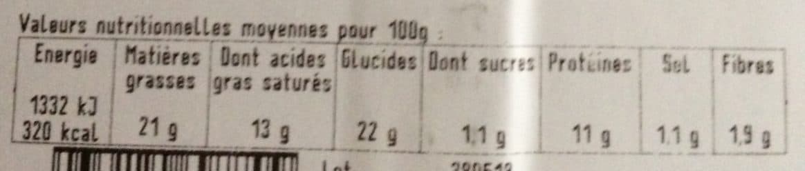 Michel Bolard Quiche Lorraine packshot