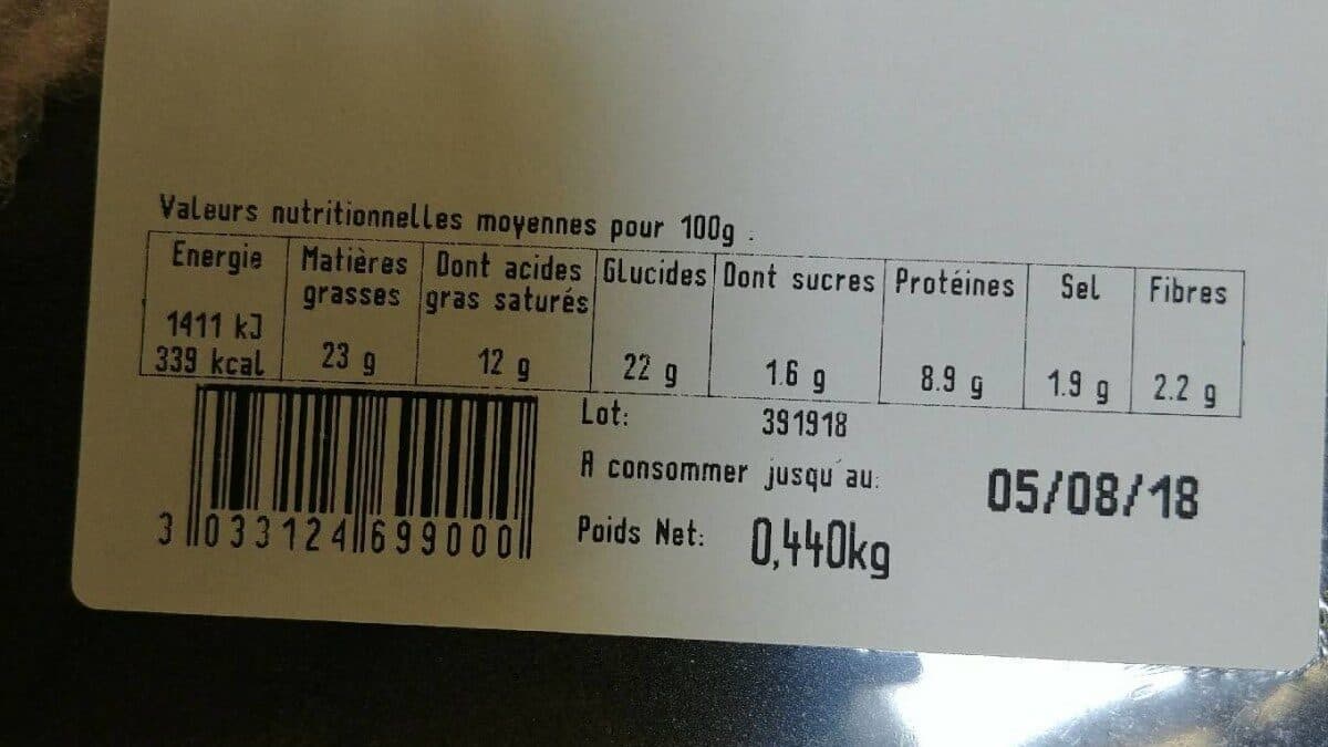 Open Food Facts Friand à la viande packshot