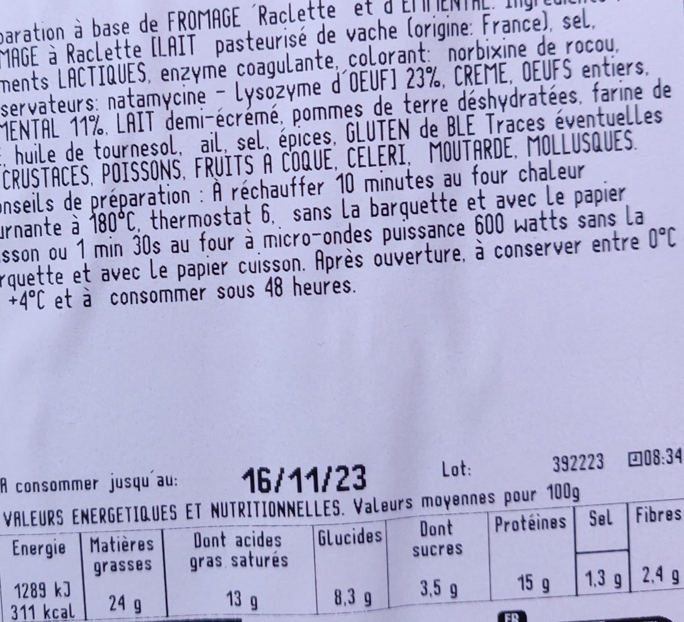 Maison Bolard Moelleux raclette packshot