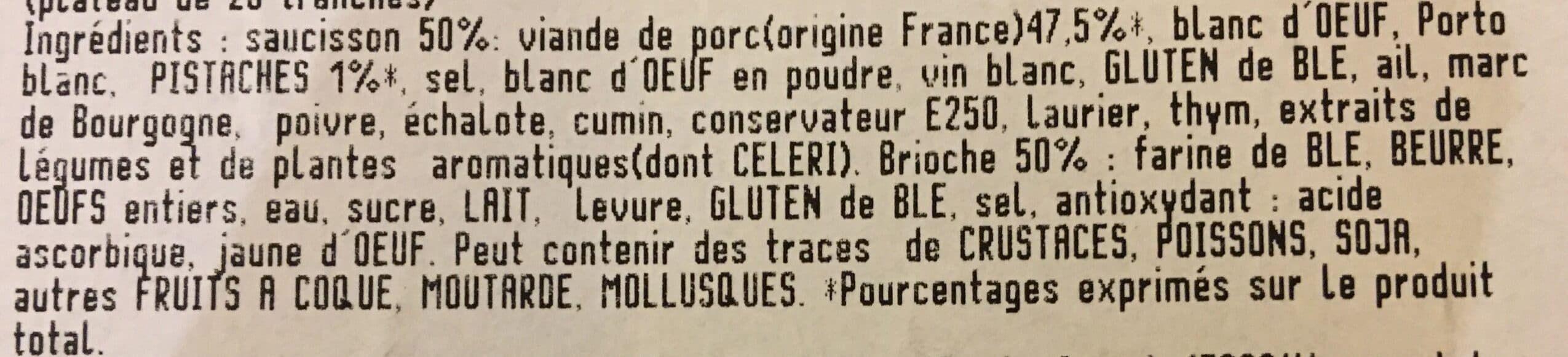 Michel Boland Mini brioche au saucisson packshot