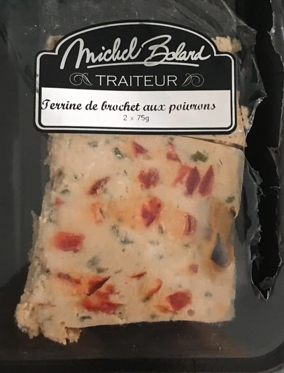 Open Food Facts Terrine de brochet aux poivrons packshot