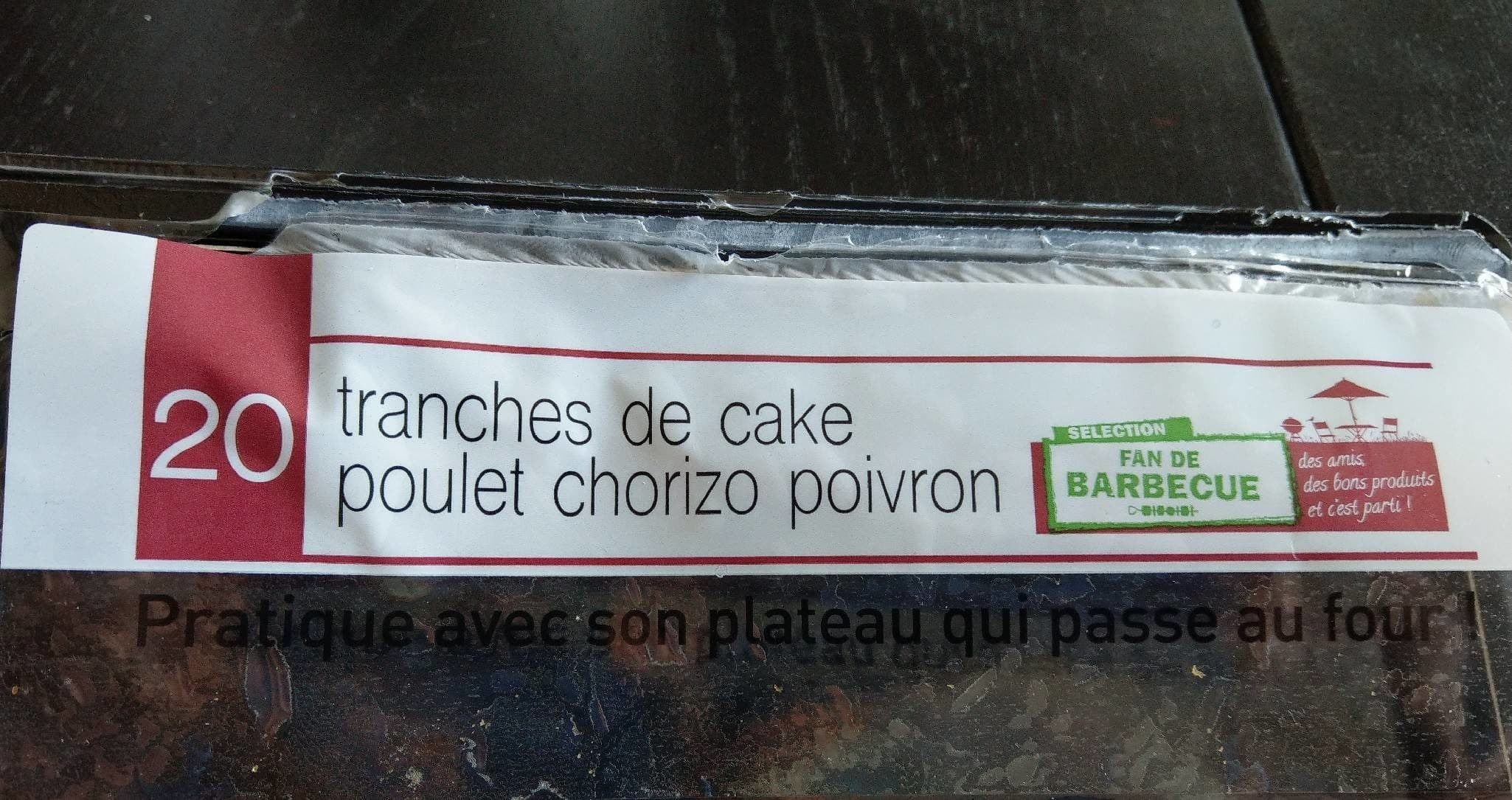 Open Food Facts Tranches de cake poulet chorizo poivron packshot