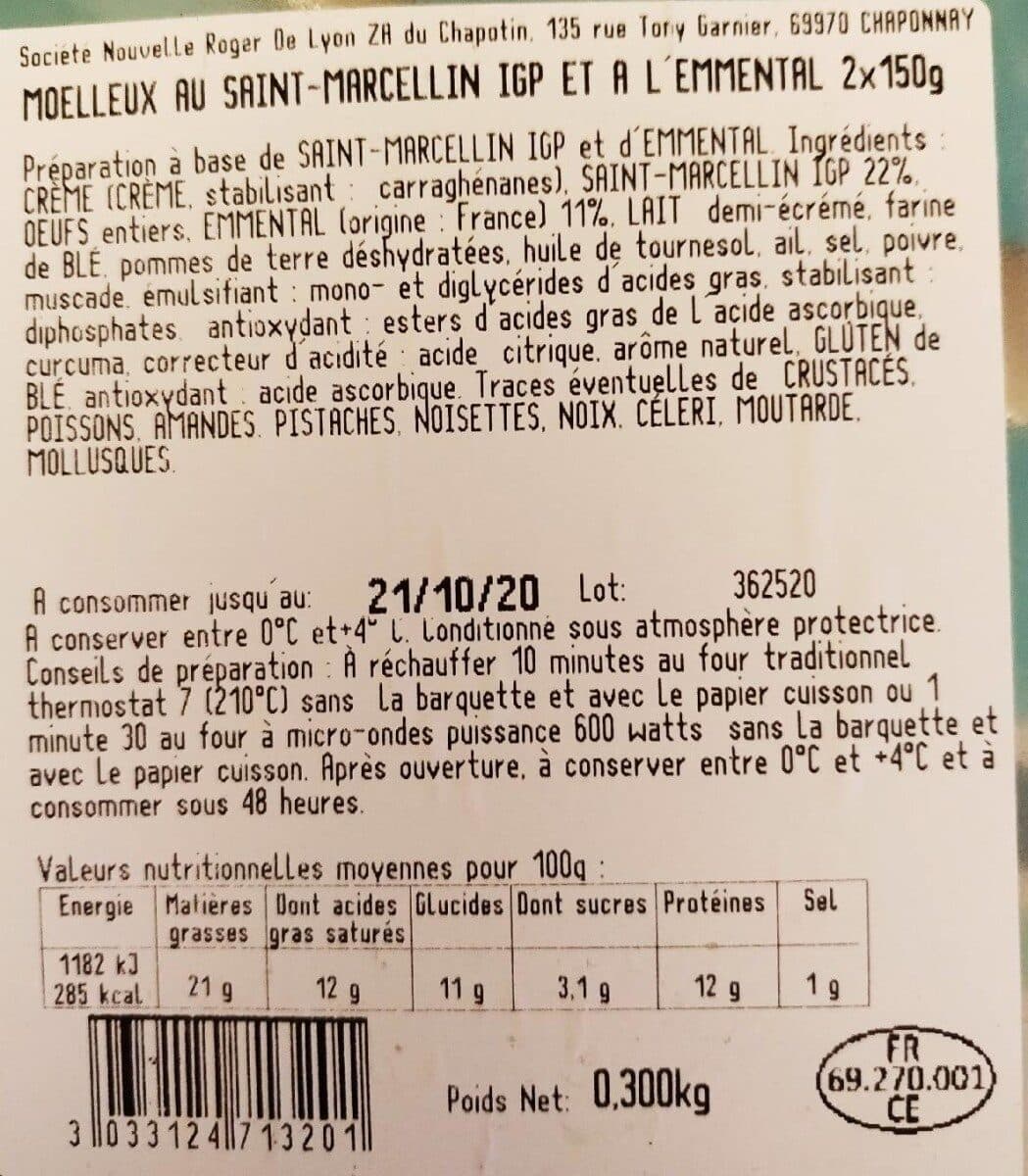 Liddl Moelleux au saint marcelin igp et a l'emmental packshot
