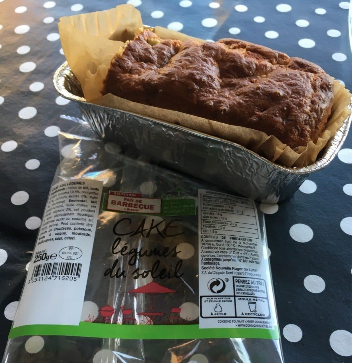 Open Food Facts Cake légumes du soleil packshot