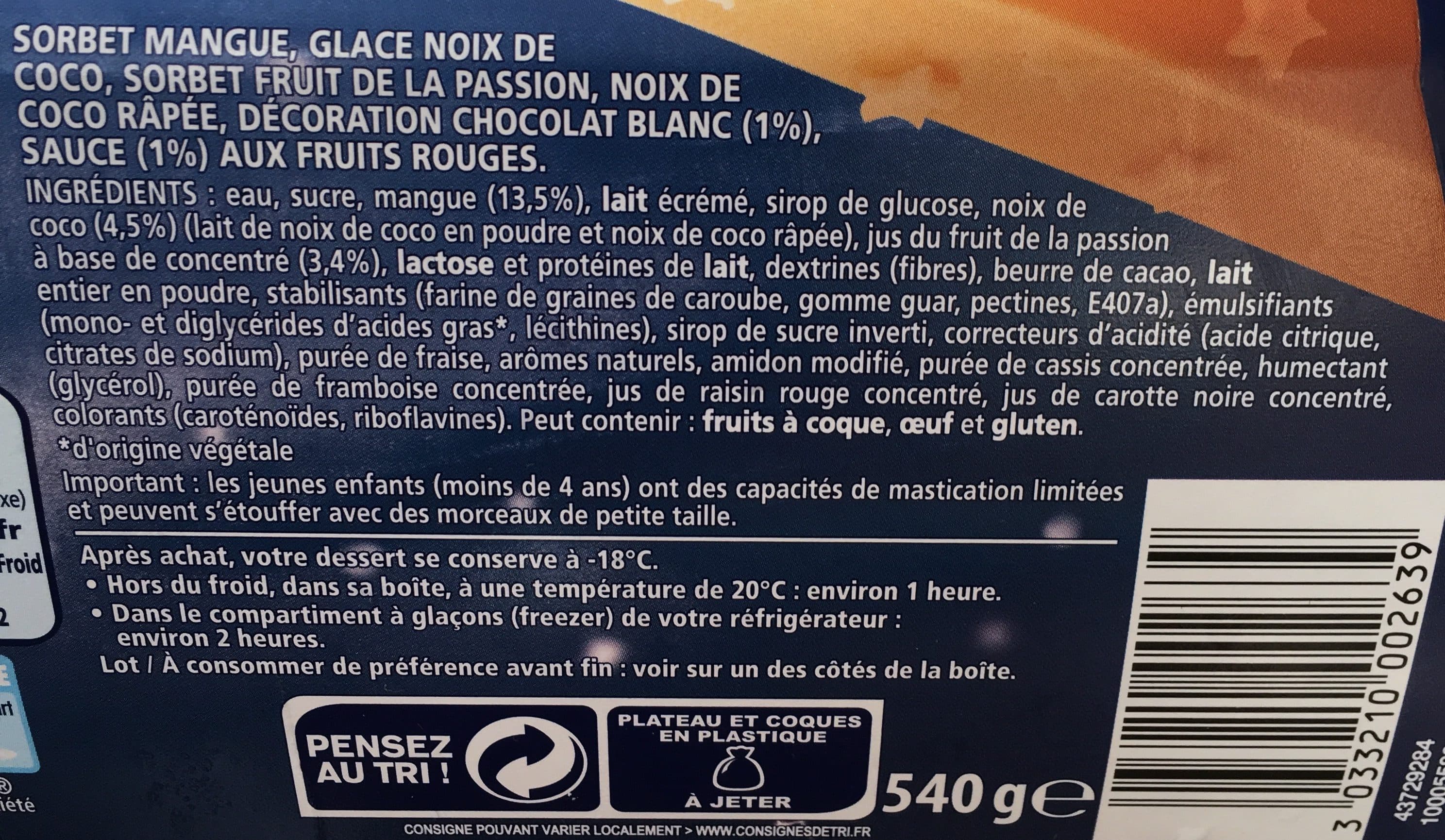 Nestlé Délice Étoile Fruits exotiques packshot