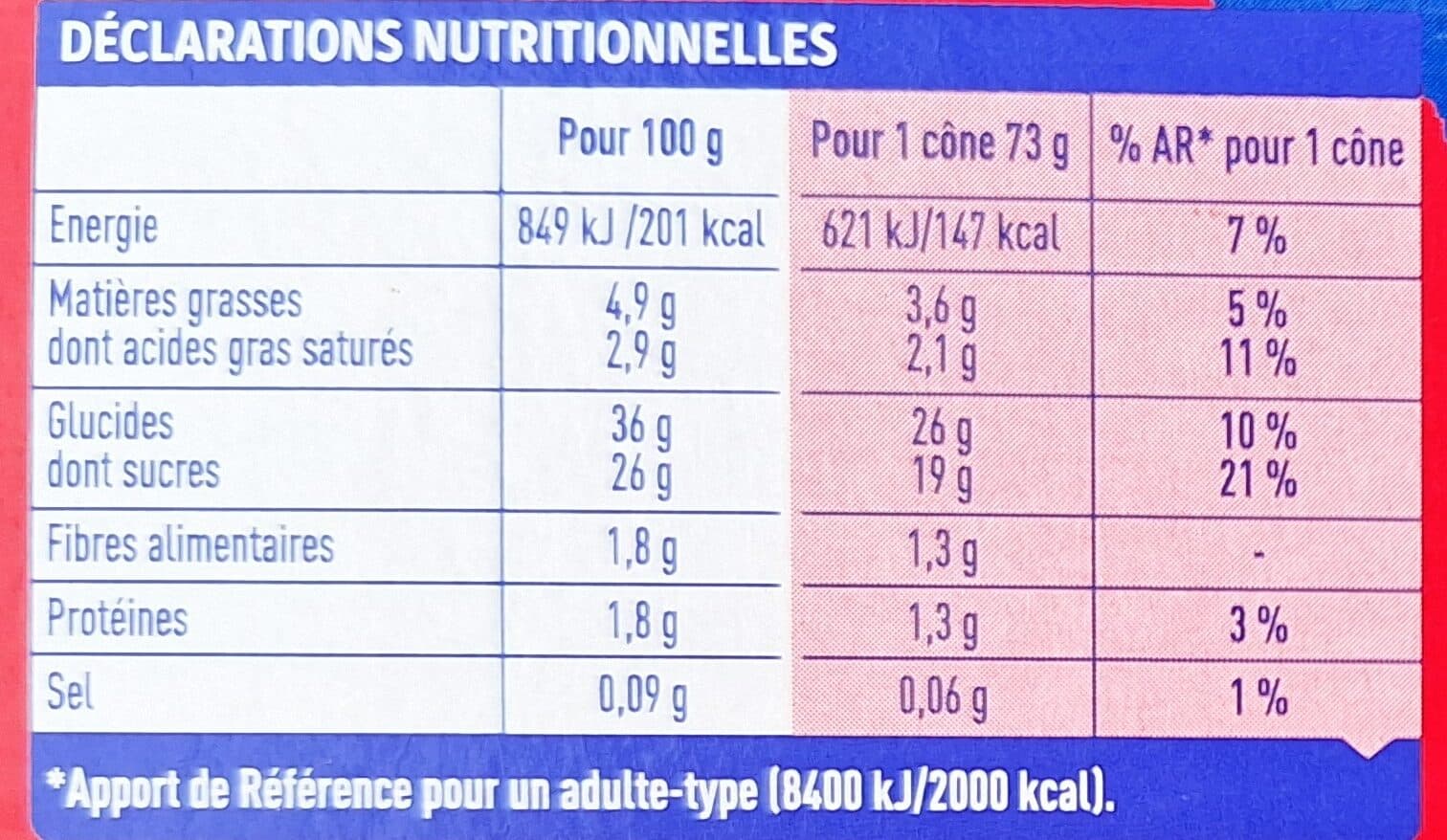 Nestlé Extrême sorbets fruits rouges x 6 cônes packshot
