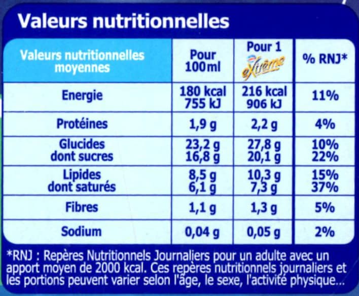 Nestlé eXtrême Menthe Chocolat packshot